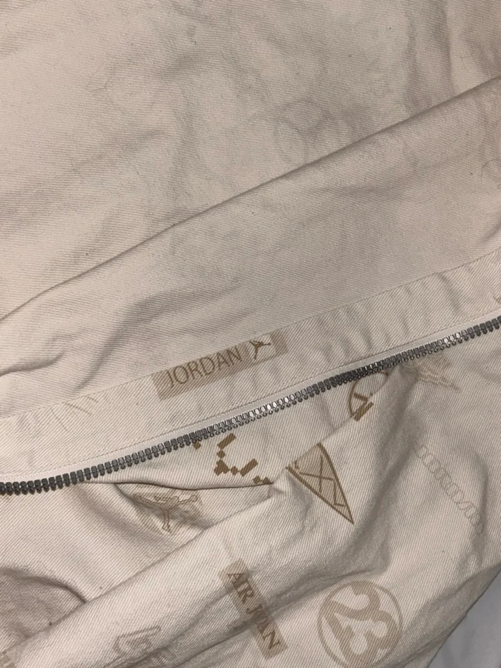 Nike Flight Heritage White Denim Jacket: